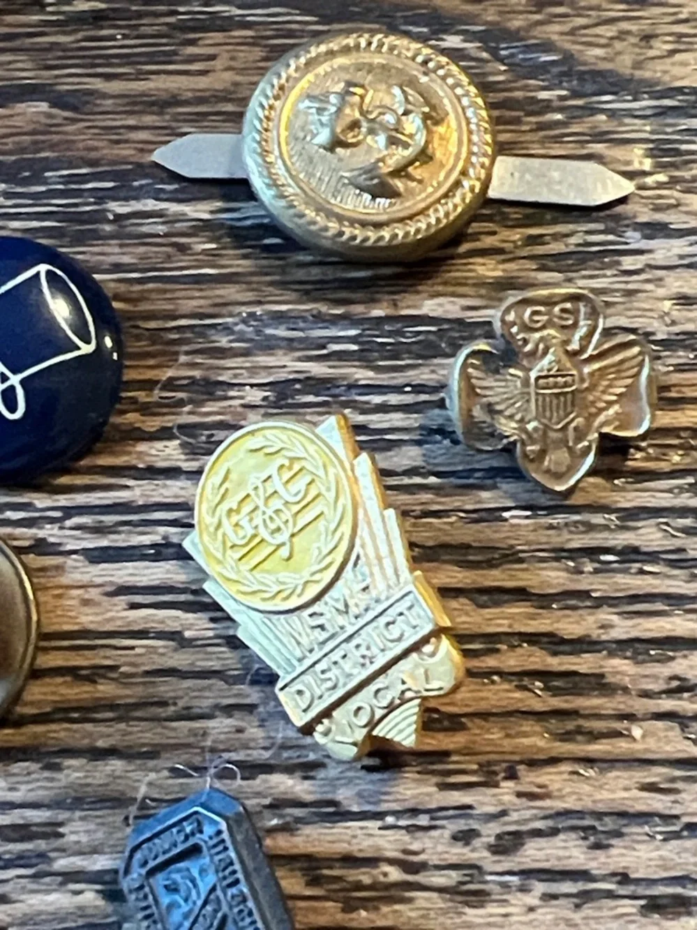 Lot 1930’s Junior High School pins miniature